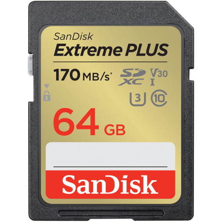 Sandisk memory card SDXC 64GB Extreme Plus