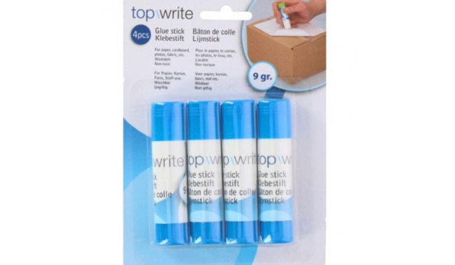 Topwrite Клей-карандаш 9g (4шт.)