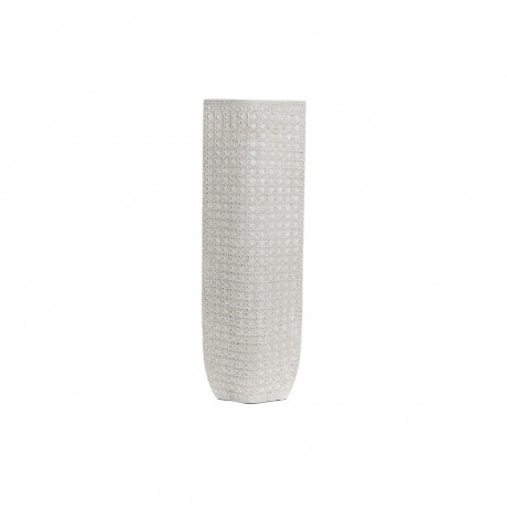 Vase DKD Home Decor 20 x 12 x 58 cm White Resin Modern