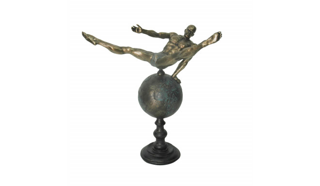 Decorative Figure DKD Home Decor World Golden Resin Gymnast Modern (29 x 16 x 33 cm)