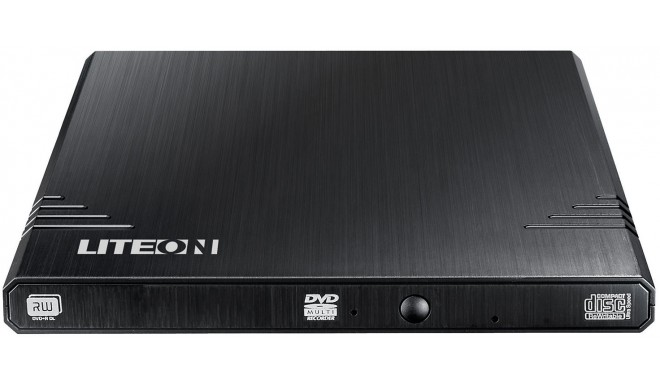 Liteon ārējais DVD/CD rakstītājs Ext 8x USB, melns (EBAU108)