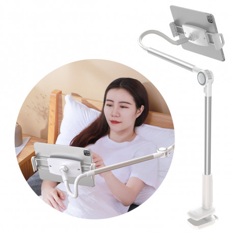Baseus Otaku life rotary adjustment lazy holder Pro(Applicable for phone/ ipad) Silver