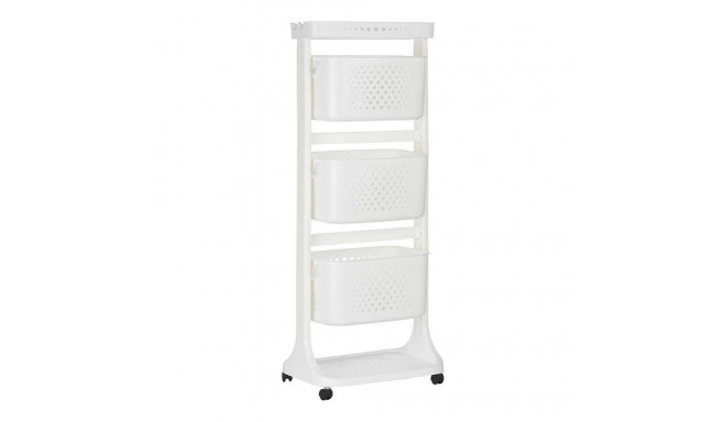 Vegetable trolley Kinvara TP-749 TP-749 White polypropylene Plastic 33 x 112 x 41 cm 33 x 11,2 x 42 