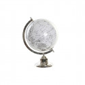 Globe DKD Home Decor Silver Grey Aluminium White PVC (27 x 25 x 38 cm)