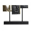 Decorative Figure DKD Home Decor Black Golden Buddha MDF Resin (22,5 x 8 x 30,7 cm) (2 Units)