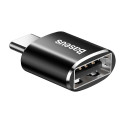 BASEUS Adapter OTG USB to Typ-C 2,4A  black