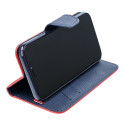 Fancy Book case for  XIAOMI Redmi NOTE 9 red/navy