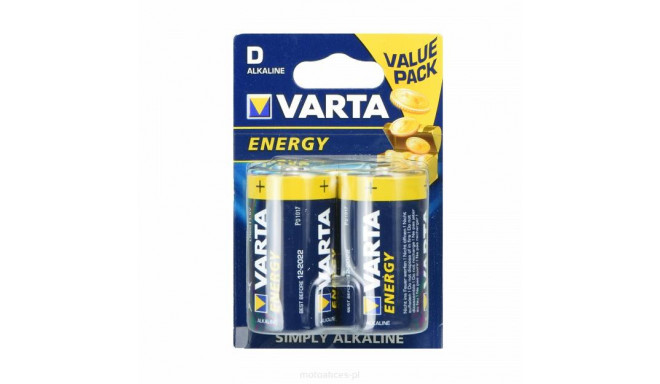 VARTA alkaline battery R20 (Type D) Energy 2 pcs