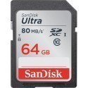 SanDisk memory card SDXC 64GB Ultra 80MB/s Class 10 UHS-I