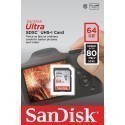 SanDisk memory card SDXC 64GB Ultra 80MB/s Class 10 UHS-I