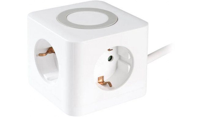 Vivanco разветвитель Power Cube 3-Way USB-A/C 1.4 м (39619)