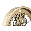 Wall Clock DKD Home Decor Crystal Silver Golden Iron (50 x 8 x 50 cm)