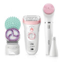 Braun Silk-épil 9 Silk-épil Beauty Set 9 9-995 Deluxe 9-in-1 Cordless Wet & Dry Hair Removal - E