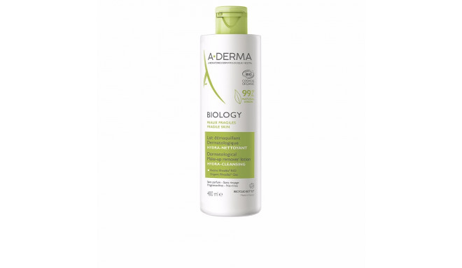 A-DERMA BIOLOGY leche desmaquillante dermatológica 400 ml