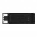 Kingston mälupulk 64GB DataTraveler 70 USB-C, must