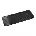 Kingston mälupulk 64GB DataTraveler 70 USB-C, must