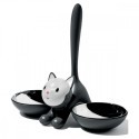 TIGITO Cat bowl, black