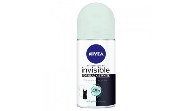 Roll-On dezodorants Black & White Invisible Fresh Nivea (50 ml)