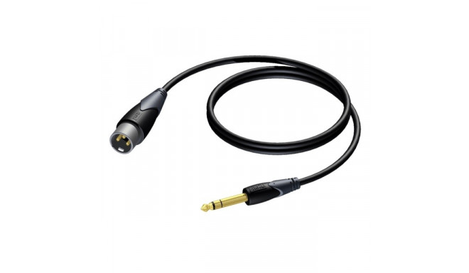 XLR MALE 6,3 MM JACK MALE STEREO 3 M