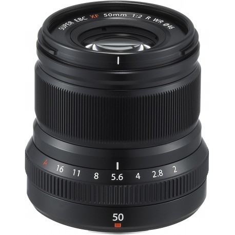 Fujinon XF 50mm f/2 R WR objektiiv, must