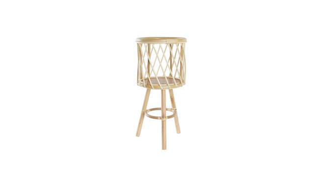 Planter DKD Home Decor Natural Bamboo Bali (28 x 28 x 60 cm)