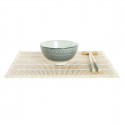 Sushi Set DKD Home Decor Green Bamboo Stoneware (14,5 x 14,5 x 31 cm)