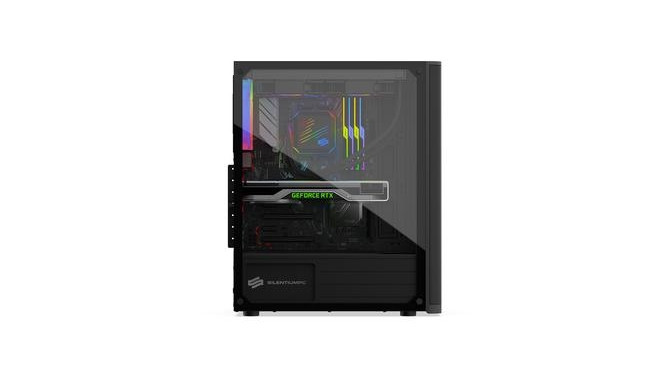 SilentiumPC computer case Ventum VT2 TG ARGB, black