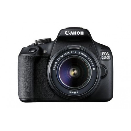 Canon EOS 2000D + 18-55mm IS II + SB130 bag + 16GB memory card