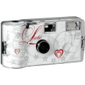 Single-use camera Love Flash 400/27, white