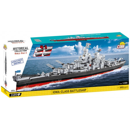 Blocks Iowa-Class Battleship (4 in1) - Executive Edition