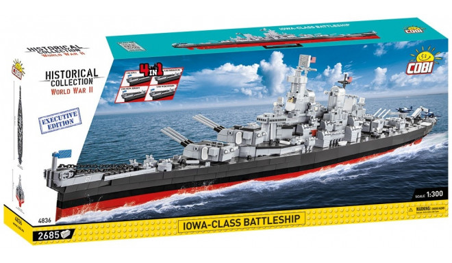Blocks Iowa-Class Battleship (4 in1) - Executive Edition