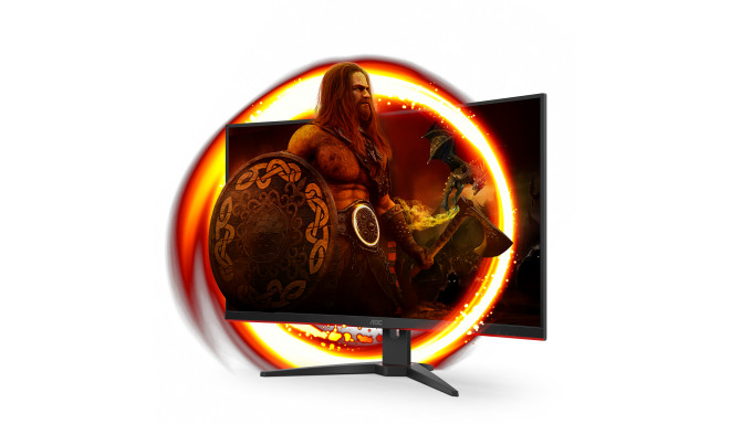 AOC | Curved Gaming Monitor | C32G2ZE | 31.5 " | VA | FHD | 16:9 | 240 Hz | 1 ms | 1920 x 1080 | 300