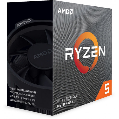 AMD CPU AM4 Ryzen 5 6 Core Box 3600 3,6GHz MAX B