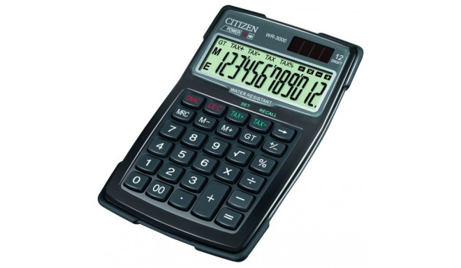 CITIZEN Outdoor Desktop Calculator WR-3000