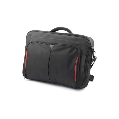 Targus | CN418EU | Clamshell Laptop Bag | Briefcase | Black/Red | 17-18 " | Shoulder strap