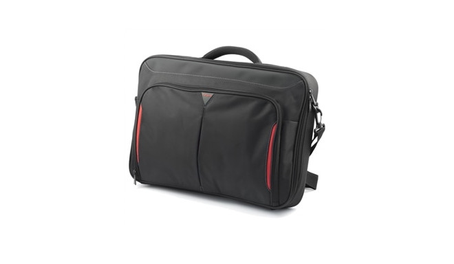 Targus | CN418EU | Clamshell Laptop Bag | Briefcase | Black/Red | 17-18 " | Shoulder strap