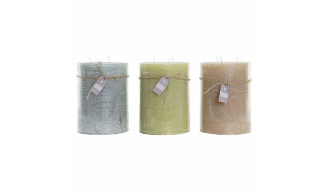 Küünal DKD Home Decor Vanilje Vaha (3) (3 Tükid, osad)