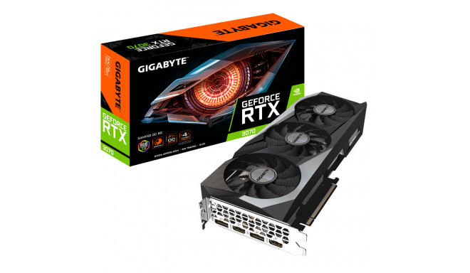Gigabyte graphics card GV-N3070Gaming OC-8GD 2.0 LHR versio