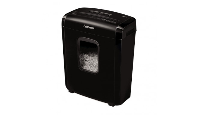Powershred 6M must 13 L krediitkaartide hävitamine paberi käitlemine standard/väljund 6 lehte korrag
