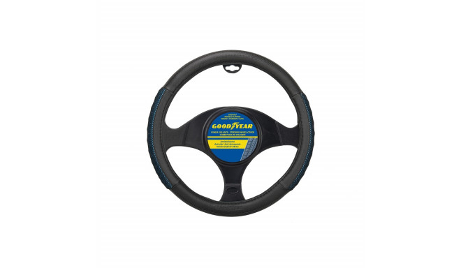 Steering Wheel Cover GOD7007 Ø 37-38 cm Black/Blue