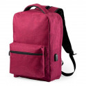 Anti-theft Rucksack with USB and Tablet and Laptop Compartment 146345 (Red)