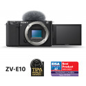 Sony ZV-E10 + ручка-мини штатив + беспроводной микрофон