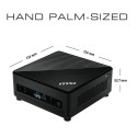 MSI Cubi 5 10M-009BEU Intel Core i3-10110U Barebone, Mini-PC, SFF, Type-C, USB 3.2 Gen2, HDMI, Displ