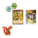 Bakugan Evolutions, Dragonoid (Red), Platinum Series True Metal , 2 BakuCores and Character Card