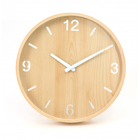 Platinet wall clock Nature, beige