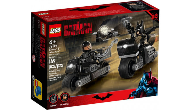 LEGO Super Heroes toy blocks Batman & Selina Kyle Motorcycle Pursuit (76179)