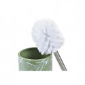 Bath Set DKD Home Decor Green PP Dolomite Leaf of a plant (9,5 x 9,5 x 37 cm) (3 pcs)