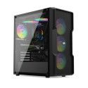 SilentiumPC Regnum RG6V EVO TG ARGB Midi Tower Black