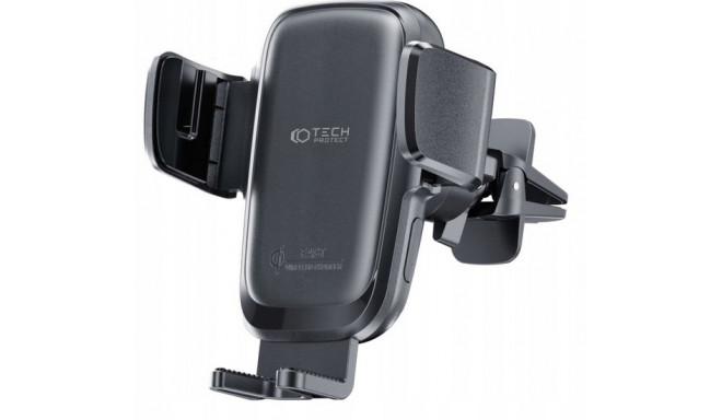 Tech-Protect telefonihoidik-laadija autosse X05 15W, must