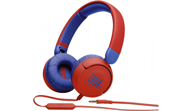 JBL kõrvaklapid Junior Jr310, punane/sinine